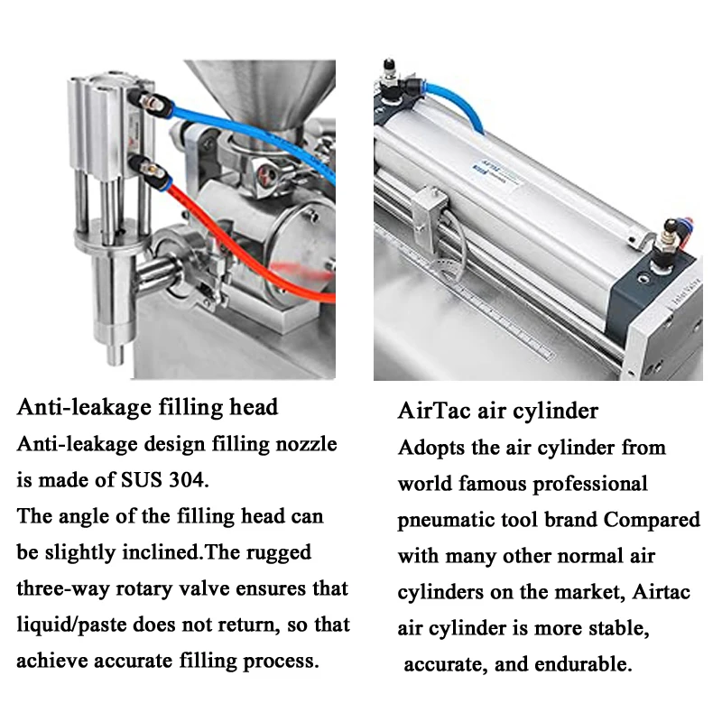 2025 New Semi Automatic Stainless Steel Single Nozzle Chili Sauce Laundry Detergent Paste Filling Machine Range - Image 5