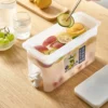 3.5L Water Kettle With Faucet Beverage Dispenser Cold Juice Lemonade Drinks Bucket Liquid Storage Tank Outdoor Fridge Organizers - Image 3
