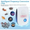 1/2/4Pcs Ultrasonic Electronic Mosquito Repellent Mouse Cockroach Spider Mosquito Rats Spiders Repellent Household Insecticide - Image 3