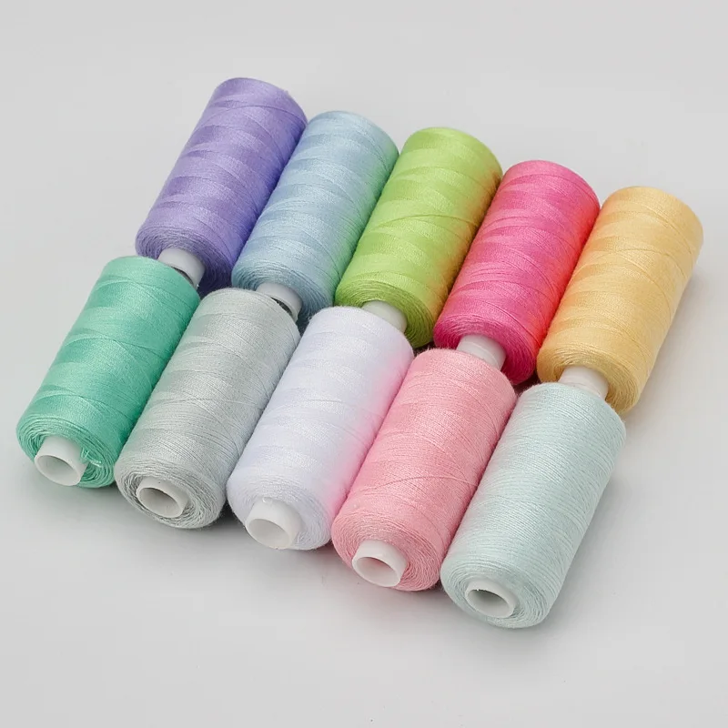1 Set OF 10 Rolls Polyester 402 Sewing Thread For Manual and Mechanical Use, 400 Yards, DIY - Image 11