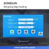 Zonesun ZS-CZP320 Multihead Weigher Packing Machine Granules Packing Machine Premade Pouch Filling Machine - Image 3