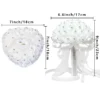 1PCS Wedding Bride Holding Flower Ring Box Ribbon Rhinestone Wedding Rose Bouquet Heart-shaped Wedding Ceremony Ring Holder - Image 6