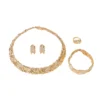 2024 Hot Selling Women's Gold Jewelry Fashion Necklace Bracelet Earrings Ring Accessories Personalized Christmas Gift - Image 4