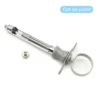 Dental Stainless Steel Syringe Dentistry Surgical Instrument With Head Can Be Pulled Teeth Care Dental Anesthesia Aspirating - Image 13