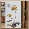 Flower Stickers Living Room Wall Background Wall Stickers Bedroom Room Wall Decoration Stickers Wallpaper Self-adhesive Stickers - Image 12
