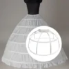 Women's Crinoline Underskirt Lolita Wedding Bridal Underskirt Slip for Gown Prom - Image 3