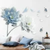 Flower Stickers Living Room Wall Background Wall Stickers Bedroom Room Wall Decoration Stickers Wallpaper Self-adhesive Stickers - Image 2