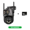 6K 9MP HD IP Camera Outdoor Three-Lens External WiFi Camera 4K/2K Dual Screen Security PTZ Cam Auto Tracking Surveillance iCSee - Image 13