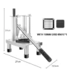 Manual Fries Machine Commercial Vegetable Fruit Meat Chopper Dicer Cutting Machine Stainless Steel Potato Cutter Vertical Dicer - Image 10