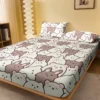 1 Piece of M-bear Pattern Frosted Bedsheet, Bedroom Printed Bedspread, Bedding (Excluding Pillowcases) - Image 7