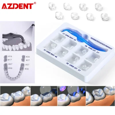 AZDENT Dental Orthodontic Posterior Teeth Aesthetic Printing Mould Kit Printing Restoration Teeth Quick Built