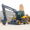 Sales Wheeled Excavator 9 Tons Heavy Machinery Equipment Diesel Backhoe Excavator Construction Trenching Support Customization - Image 5