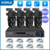 KERUI Waterproof 6MP HD POE Surveillance Camera System Dual Lens PTZ WIFI IP Home Security 4CH 8CH POE NVR Video H.265 CCTV Kit - Image 12