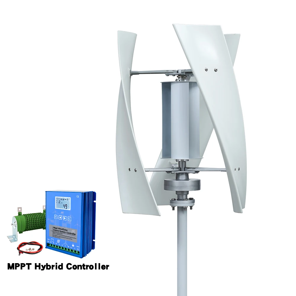 2000W Vertical Axis Wind Turbine 48V Alternative Energy Generator 220V AC Output Household Complete Set With Battery System10KWh - Image 8