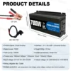7000W Solar Kit with 2*500W Panels 5V/1.5A USB 100A Controller RV Camping CE/UL Certified DC 12V to AC 110V/220V Inverter Home - Image 14