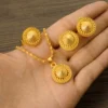 24K Gold Color Ethiopian Traditiona Newest Item Jewelry Sets  Ethiopia Eritrea Sets For Women's Habesha Wedding Party Gifts - Image 4