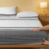 1 Simple modern Geometry printed matte Fitted Sheet, bedroom printed bed cover, bedding (excluding pillowcases) - Image 3