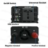 10000W Solar Power Complete Kit 12V To 220V Inverter100A Controller 300W Panel System for Home/RV/Camping  Full House Generator - Image 5