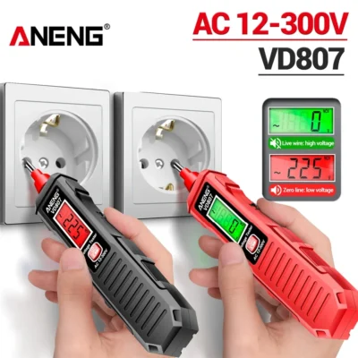 [:en]ANENG VD807 One-word Induction Portable 50/60Hz Smart Electric Pen Tester NCV Sensor AC 12-300V Non-contact Wire Detector Tools[:ar]ANENG VD807 One-word Induction Portable 50/60Hz Smart Electric Pen Tester NCV Sensor AC 12-300V Non-contact Wire Detector Tools[:]