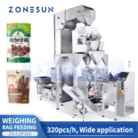 Zonesun ZS-CZP320 Multihead Weigher Packing Machine Granules Packing Machine Premade Pouch Filling Machine