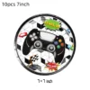 New Game On Theme Party Disposable Tableware Cup Plate Napkin Tablecloth Video Game Controller Birthday Balloon Banner Decor - Image 8