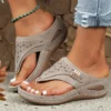 Woman Slippers 2025 New Wedge Sandals Flip Flops Non-Slip Soft Platform Shoes Lightweight Orthopedic Slippers Slides Women - Image 5