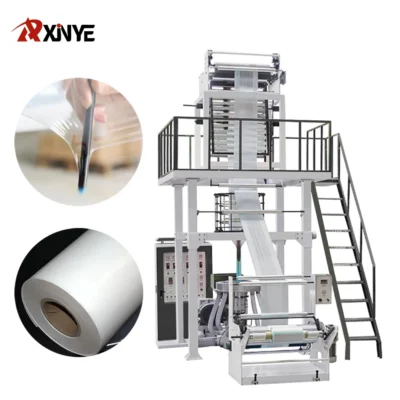 Automatic  HDPE-LDPE Plastic Bag Film Blowing Machine Plastic Extruder Factory Price