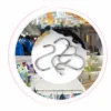 10PCS Stainless Steel S Hooks, Multi-purpose Kitchen & Bathroom Hanging Hooks, Clothing & Home Storage Hooks - Image 4