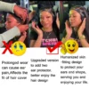 Edge Melt Band With Ear Protector For Lace Wigs 3Pcs Elastic Band With Logo Personalized For Laying Lace Edge Slayer Hair Band - Image 5