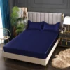 New Satin Fitted Sheet European Style Rayon Mattress Cover Elastic Band Bed Sheet King 140x200 160x200 No Pillowcase Beddings - Image 14