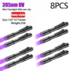 UV Flashlight 395nm Ultraviolet Torch With Pen Clip Portable AAA Batteries Used Violet Light Pet Urine Scorpion Detector UV Lamp - Image 13