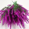 Lavender Artificial Flowers Outdoor UV Resistant Shrubs Plants Fake Flower Greenery for Office Kitchen Wedding Garden Decor - Image 9