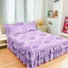 150/180/200cm Bed Skirts Princess Style Bedspread Cover with Skirt US Euro Bed Linen Smooth Twin Full Queen King Size Bed Sheet - Image 8