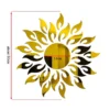 Sunflower Wall Sticker Acrylic Mirror Self Adhesive Reflective Decal Mural Wallpaper for TV Background Art Home Decor - Image 6