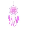 Dream Catcher Car Mini Pure White Feather Wind Chimes Wall Hanging Decor Handmade Catcher Feather Pendant Decoration - Image 12