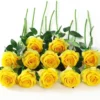 12 PCS Artificial Flowers Roses Silk Flowers Fake Long Stem Artificial Black Roses for Home Party Halloween Decorations - Image 9
