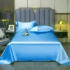 High End Satin Sheets, Soft And Comfortable Solid Color Sheets, Luxurious Single And Twin Bed Sheets - Image 20