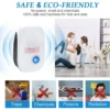 1/2/4Pcs Ultrasonic Electronic Mosquito Repellent Mouse Cockroach Spider Mosquito Rats Spiders Repellent Household Insecticide - Image 4