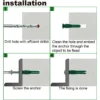[:en]Plastic Self Drilling Ribbed Drywall and Wall Anchors with Screws Kit,66 Piece Wall Plug Anchor Expansion Bolt Pipe Column[:ar]Plastic Self Drilling Ribbed Drywall and Wall Anchors with Screws Kit,66 Piece Wall Plug Anchor Expansion Bolt Pipe Column[:] - Image 4