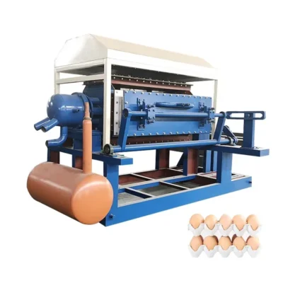 Low Investment Home Business Chicken Farm Using Waste Paper Recycling Small Egg Tray Egg Crate Making Machine