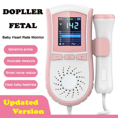 3MHz Ultrasound Baby Heart Rate Detector Pregnant Ultrasonic Baby Heartbeat Monitor Fetal Doppler For Pregnancy
