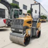 2 Ton Ride-On Double Drum Roller, Hydraulic Vibratory Compactor for Road Construction & Paving - Image 3