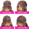 Luvin 30 32 Inch Highlight Ombre 13x6 HD Lace Frontal Wig 4/27 Body Wave Lace Front Wigs Honey Blonde Colored Human Hair Wigs - Image 6