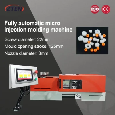 17T/40G Fully Automatic Micro Injection Molding Machine For ABS/PVC/PC/PP/PE/PET Injection Molding Production Machines 220V