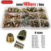 [:en]165/75/55pcs Threaded Insert Nut E-nut M4 M5 M6 M8 Set Kit For Wood Furniture Bed Cabinet Table Embedded Hex Hexagon Socket Head[:ar]165/75/55pcs Threaded Insert Nut E-nut M4 M5 M6 M8 Set Kit For Wood Furniture Bed Cabinet Table Embedded Hex Hexagon Socket Head[:] - Image 7