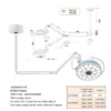 [:en]EU MX US Stock GreatLife Dent 24 bulbs 72w Pet Surgery Dental Brightness Ceiling Surgical Exam Shadowless Led Dental Lamp Light[:ar]EU MX US Stock GreatLife Dent 24 bulbs 72w Pet Surgery Dental Brightness Ceiling Surgical Exam Shadowless Led Dental Lamp Light[:] - Image 16
