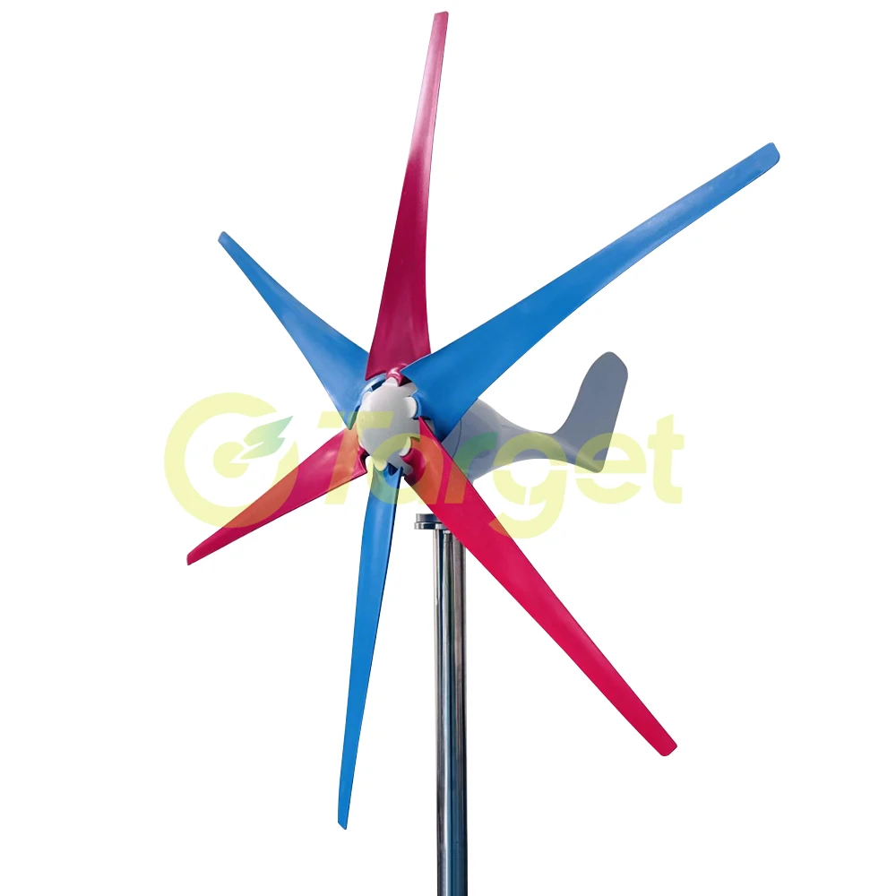 Low Noise Fast Delivery 5 Blades 8000W Horizontal Wind Turbine Generator Windmill 12V 24V 48V Complete Set For Home Garden Boat - Image 7