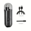 Suitable for men, USB charging nose and ear hair trimmer portable electric nose hair clipper, mini compact design, quick chargin - Image 6