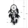 Dream Catcher Car Mini Pure White Feather Wind Chimes Wall Hanging Decor Handmade Catcher Feather Pendant Decoration - Image 19