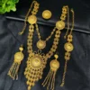 Jewelry Set For Women Luxury Design Necklace Earrings Bracelet And Ring 24K Gold Plated Dubai Nigeria Jewelry - Image 2